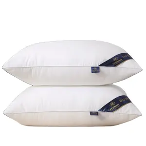 5 starts hotel sleeping pillow Breathable 3D neck pillows polyester fabric filling washable 1000g hilton pillow