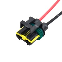 Konektor Kabel Otomatis Tahan Air 2 Pin Betina Konektor Injektor Bahan Bakar DJ7026D-6.3-21