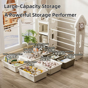 Organizadores e Armazenamento de Brinquedos com Estante, Estante de Livros Infantil e Armazenamento de Brinquedos para Quarto Infantil, Sala de Brincar, Quarto, Berçário - Product Image 4