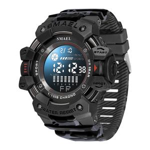Nouveauté SMAEL 8050MC Montre de sport numérique étanche 50m camouflage Relojes De Hombre - Product Image 2
