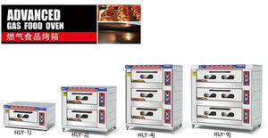 Endüstriyel <span class=keywords><strong>3</strong></span> güverte ekmek fırını/elektrikli fırın pizza fırını/ticari gaz pişirme fırını ekmek ve kek için - Product Image 3