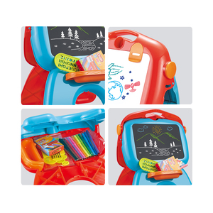 2 in 1 Kinder lernen leuchtende Staffelei doppelseitig lösch bar faltbar multifunktion ales Mal brett Zeichnen Schreiben & Pädagogisch - Product Image 3