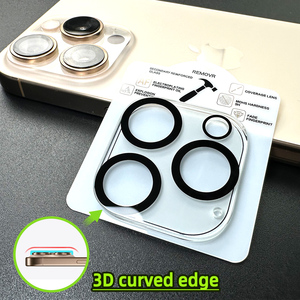 Protettore dello schermo in vetro temperato trasparente 9H per <span class=keywords><strong>iPhone</strong></span> <span class=keywords><strong>14</strong></span> 12Pro Cover di protezione per obiettivo della fotocamera posteriore 3D Radian durevole - Product Image 5