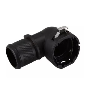 ข้อต่อท่อน้ำ Hyundai 254851J000 พลาสติกสีดำ ข้อต่อโค้ง 90 องศา สำหรับ Elantra Accent Sonata - Product Image 5