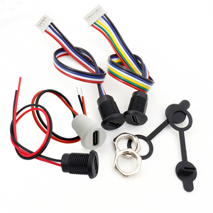 USB Loại C kết nối jack nữ 2P/4P/6P cao hiện tại nhanh chóng sạc 3A Jack Cổng sạc cắm ổ cắm cho các ứng dụng điện - Product Image 3