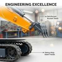 Pengiriman Gratis CE EPA Mini Crawler Compact Excavator Digger Alat Berat Konstruksi Pertanian Excavator Mini 2 Ton