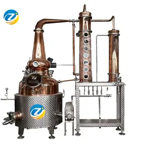 300L Whskey Rum Distillation of Alcohol Cooper Distiller Machinery Equipment