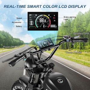 EMOKO C93 Mountain Bike Dual Suspension LCD Display 20 Inch Lithium <b>Battery</b> Rechargeable Brushless 250W Motor - Product Image 4