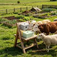 Bloc de sel minéral industriel en vrac pour bétail, supplément nutritionnel pour animaux de grande ferme