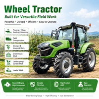 Tracteur LAWNIO à 6 cylindres avec plusieurs configurations et accessoires disponibles, prise de force à double vitesse pour le semis, 4 roues motrices
