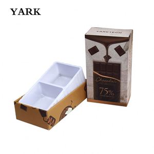 Boîte de barre de chocolat en carton personnalisé écologique avec rainure d'insertion en plastique pour chocolat de qualité supérieure - Product Image 3