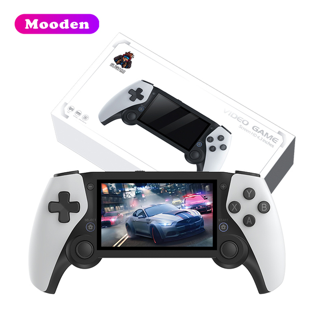 S M25 Handheld Game Console 4.3'' IPS Screen RK3566 EmuELEC System 64GB 19000 Games Portable Retro Video Gaming Console