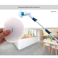 Brosse électrique d'angle conique de 2 pouces/4 pouces/5 pouces, brosses de nettoyage pour la maison, brosse de nettoyage puissante pour le nettoyage des coins et des rainures ménagers
