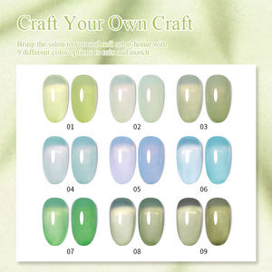 IMTITI ดีไซน์ใหม่ ขายดี 9 <span class=keywords><strong>สี</strong></span> ปราศจากสาร HEMA ซีรีส์<span class=keywords><strong>สี</strong></span><span class=keywords><strong>เขียว</strong></span> สไตล์ฤดูร้อน เจลยูวี 6 มล. - Product Image 2