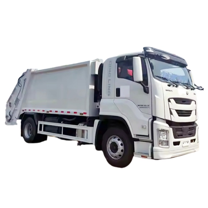 Заводской мусоровоз, 6 колес, 10 куб. М, мусоровоз для Isuzuu 12 куб. М, мусоровоз, задний погрузчик