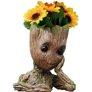 <span class=keywords><strong>Guardiani</strong></span> <span class=keywords><strong>della</strong></span> <span class=keywords><strong>Galassia</strong></span> <span class=keywords><strong>Groot</strong></span> Vaso di Fiori con Foro di Drenaggio per un Piccolo Succulente Piante - Product Image 1