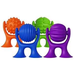 Juguetes Sensoriales de Silicona Texturizada Divertidos para el Desarrollo de la Motricidad Fina, Spinner Sensorial con Succión - Product Image 3