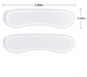 Doublure de poignées de talon transparentes insère des autocollants de coussinets de chaussures pour hommes et femmes chaussures amples, chaussures <span class=keywords><strong>trop</strong></span> grandes, <span class=keywords><strong>coussinet</strong></span> de talon - Product Image 2