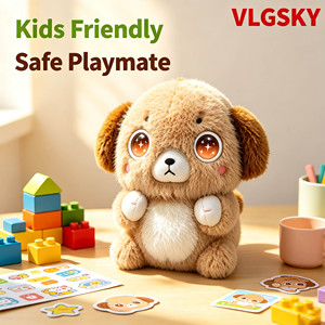 Animal en peluche électronique personnalisé avec prise en charge de 66 langues et IA gratuite à vie pour les coffrets cadeaux de Noël, fabricant en gros - Product Image 1