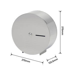 FANDA TAIWAN MADE HEAVY DUTY JUMBO DISPENSADOR DE ROLLO DE INODORO Calibre 22 PARA Vestíbulo DE HOTEL - Product Image 5