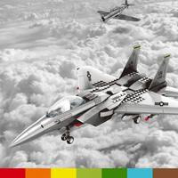 Ensemble de blocs de construction tactiques Al 223 pièces, avion militaire MOC de niveau professionnel, briques de construction pour enfants, cadeau STEM