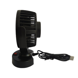 Oumeite Factory <span class=keywords><strong>Clip</strong></span> de support à tête unique USB Tableau de bord de voiture Ventilateur de refroidissement réglable Ventouse polyvalente à 360 degrés Tous les ventilateurs de voiture - Product Image 3