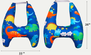 Almohada de <span class=keywords><strong>viaje</strong></span> para niños para viajes por carretera, aviones, diseño de espuma viscoelástica de dibujos animados, compatible con Tesla 3/X/Y/Civic Land Cruiser delantero - Product Image 5