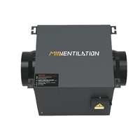 MIA résidentiel 250m3/h système de Ventilation de ventilateur d'extraction d'air centrifuge monté au plafond pour la maison
