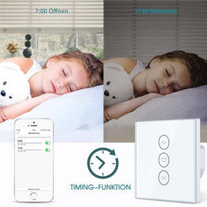 Controlador de Motor Inteligente WIFI+Bluetooth para Persianas Enrollables, Interruptores de Pantalla Táctil, <span class=keywords><strong>Compatible</strong></span> <span class=keywords><strong>con</strong></span> Control por Voz Alexa, Personalizable - Product Image 6