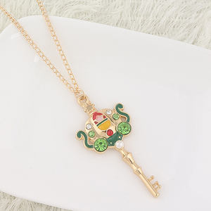 Cosplay जादू की छड़ी हार्ट विंग सिंड्रेला घड़ी Cardcaptor Sakura कुंजी लटकन अवस्र्द्ध गहने मोबाइल फोनों के मल्लाह चंद्रमा हार - Product Image 4