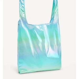 Sac à provisions écologique pliable pied de poule en métal sac de rangement rétractable portable pour femme - Product Image 6