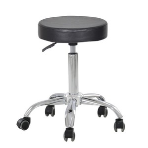 Dongpin Beauty Styling Chair 9920 Black Round Height Adjustable Swivel <b>Salon</b> <b>Stool</b> With Wheels - Product Image 1
