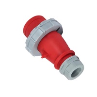 Prise industrielle étanche IP67 2P + E 3 broches 32A, type 0232 bleu, 220v-415v, mâle