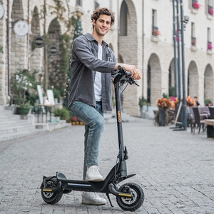 Scooter eléctrico todoterreno HEZZO F5 de doble motor, 48V 18ah 1600W, batería extraíble, neumáticos de 11 pulgadas, STOCK UE y EE. UU. - Product Image 6