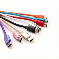 Kabel Data Pengisian Cepat USB C PD Nylon Braided 1M 60W 3A Grosir untuk iPhone 17 16 15 Pro Kabel Data USB Type C Pengisian Cepat