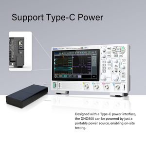 Oscilloscope numérique RIGOL DHO812 100 MHz 12 bits 1,25 GSa/s Garantie 1 an 10x20x10 cm Personnalisation ODM - Product Image 3