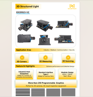 Moteur optique DLP à lumière structurée 3D XX3D023V2 1080P haute luminosité 300 lumens pour caméras 3D industrielles et scanners 3D