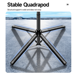 CYKE C18 Asta Selfie Regolabile in Angolazione 1800mm con Supporto a Quattro Gambe e Impugnatura con Rotazione Manuale a 360 Gradi, Interfaccia con Vite da 1/4 - Product Image 5
