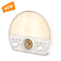 Machine à bruit blanc HiFiD, sons pour le sommeil, réveil lumineux OEM, radio FM, LED RGB pour bébé, adulte, maison, bureau