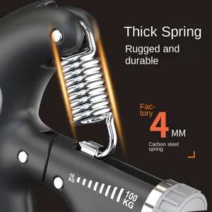 BunnyHi WLQ023 10~100KG Impugnatura Regolabile Contabile per Allenamento della Forza con PP+Silicone e Acciaio Inossidabile per la <span class=keywords><strong>Riabilitazione</strong></span> del <span class=keywords><strong>Polso</strong></span> - Product Image 3