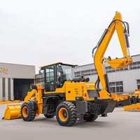 Hochwertiger EPA Motor hersteller 4x4 Bagger lader Rad Mini bagger WZ10 15 20 25 Bagger lader