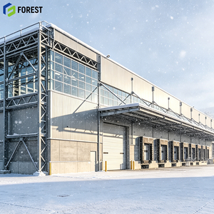 Parque Logístico de Estructura de Acero, Gestión de Inventario, Instalación de Almacenamiento a Granel Resistente y Duradera, Panel Sándwich Modular - Product Image 1
