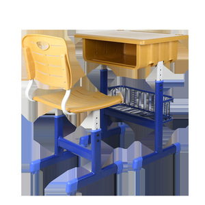Conjunto de escritorio y silla ajustables de acero, color verde hierba, diseño moderno para uso escolar - Product Image 3