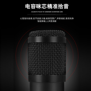 USB Condenser <b>Microphone</b> ML20 <b>Wired</b> Heart Shaped Direction For Computer Gaming Recording Live Streaming Conference - Product Image 3
