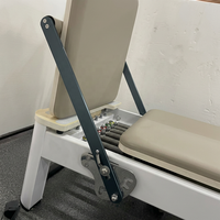 Hochwertiges Ultrafeines Leder-Aluminium Pilates Reformer-Bett Sowohl für Heim- als auch für Vereinsnutzung