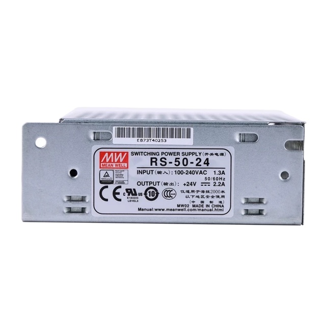 MEAN WELL RS-50W  24V2.1A Switching Power Supply 12V DC 3.3/5/15/48V Voltage Stabilizer Module Replacement NES/S