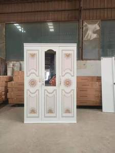Armoire à 3 portes battantes, rangement pour vêtements, casier en acier, casier de gym, armoire en métal, <span class=keywords><strong>placard</strong></span> de chambre - Product Image 3