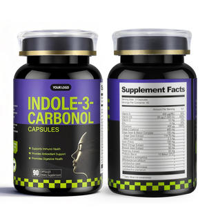 Cápsulas de Indol-3-Carbinol Premium, Mezcla de Vitaminas e Inulina, Personalizadas OEM ODM, Certificadas NSF ISO, Veganas, Kosher, Halal - Product Image 3