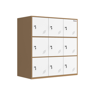 Casiers de rangement scolaires en acier demi-hauteur avec serrure à clé pour dortoirs d'enfants, maternelles et usage commercial (Livraison gratuite) - Product Image 1
