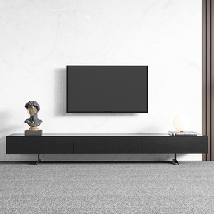北欧モダン テレビボード＆コーヒーテーブルセット 無垢材 リビング収納 フロアキャビネット - Product Image 5